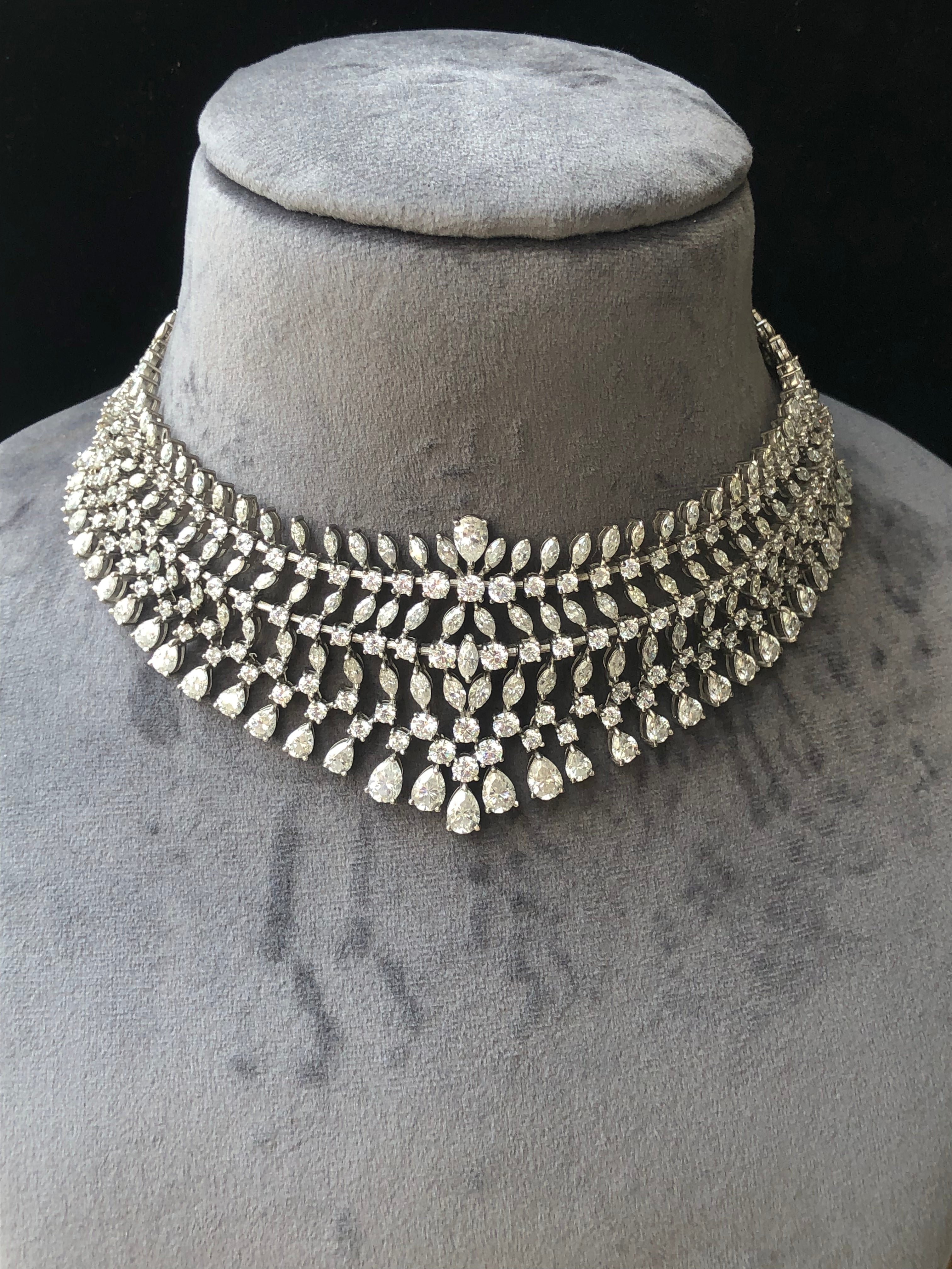 925 Silver Miaz CZ Choker Necklace