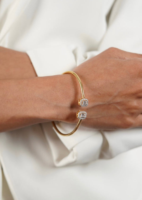 925 Silver Asha CZ bracelet - Amrrutam 