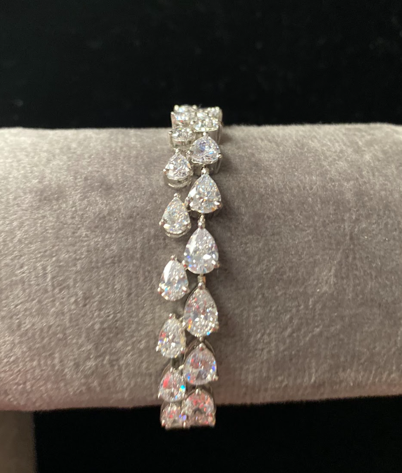 925 Silver Swarovski Princess Bracelet