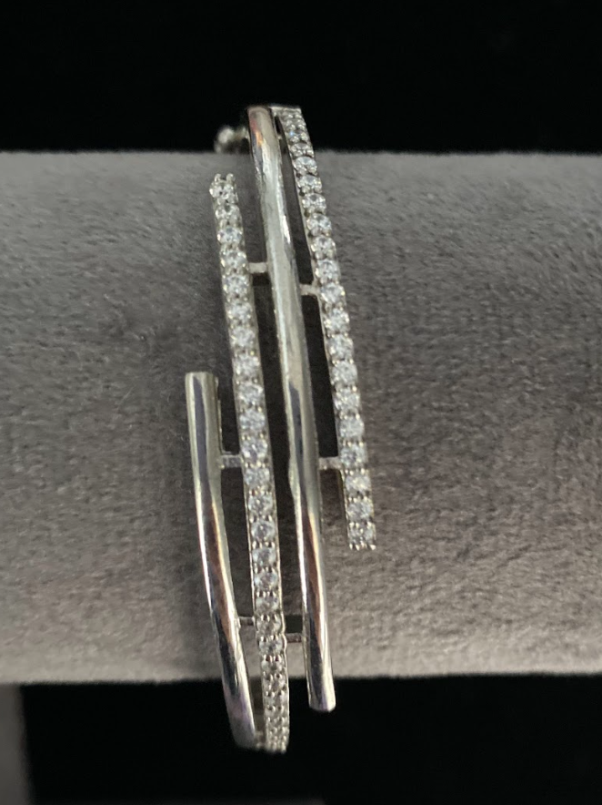 925 Silver Swarovski Debbie Bangle